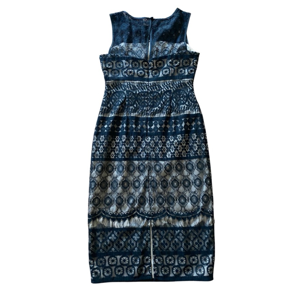 Vince Camuto Midi Black Lace Dress - Picture 6 of 9